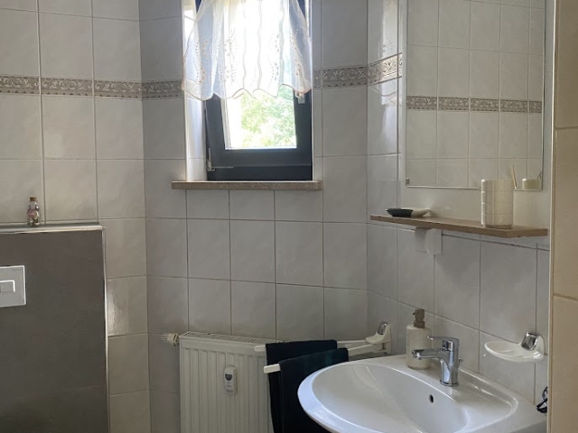 Badezimmer Ferienwohnung Erzgebirge